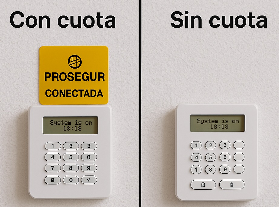 Alarm with a fee vs without a fee