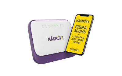 Oferta MásMóvil Fibra 500Mb + llamadas ilimitada