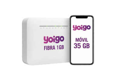 Oferta Yoigo Fibra 1Gb + Móvil 35GB