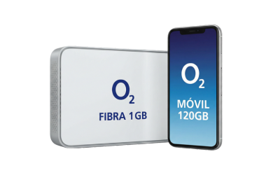Oferta O2 Fibra 1GB + móvil 120GB